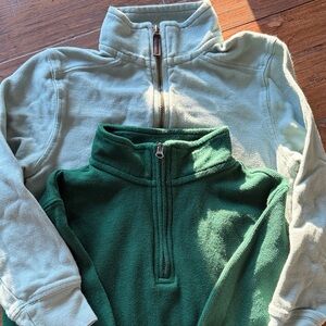 Tommy Bahama Green and Light Green Zip-Up Sweaters